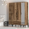 Dulap pentru haine, Hommy Craft, Kumsal PTR, 160x47.5x201.4 cm, PAL, Maro