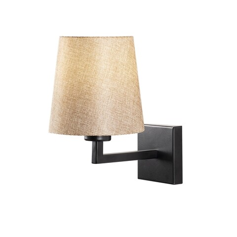 Lampa de perete Opviq Profil, 24×30 cm, E27, 100 W, negru/crem mezoni.ro