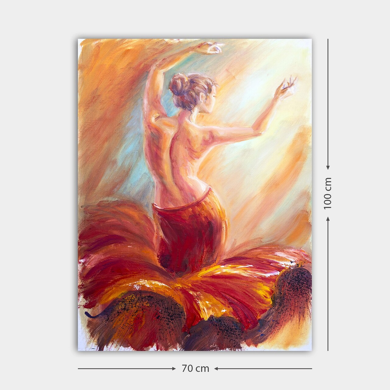 Tablou decorativ, 205279132_70100, Cadru: 100% LEMN (grosime: 3 cm), Multicolor - view 3