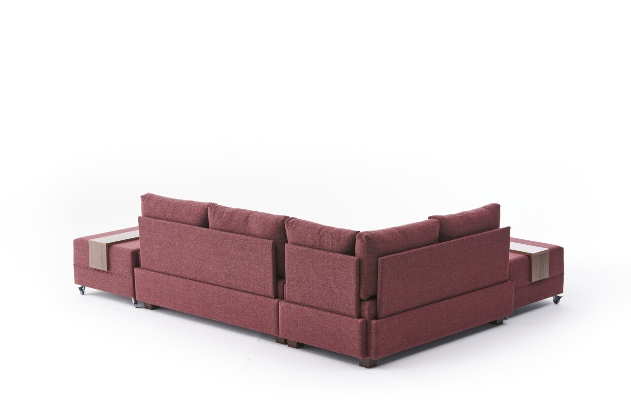 Coltar, Atelier del Sofa, 613LFS1160, Rosu claret — imaginea 8