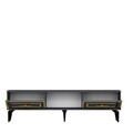 Comoda TV, Hanah Home, Viola, 150x44.6x29.6 cm, PAL , Antracit / Aur