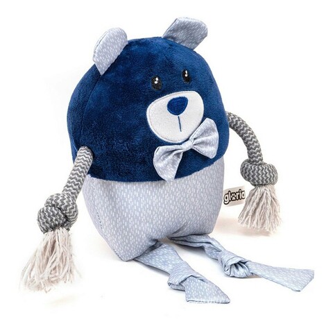 Jucarie pentru caini pumba blue bear, gloria, 23 x 16 cm