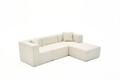 Coltar, Atelier del Sofa, 825BLC5269, Tesatura Chenille, Crem