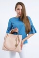 Geanta Beverly Hills Polo Club, 396, piele ecologica, roz pudrat