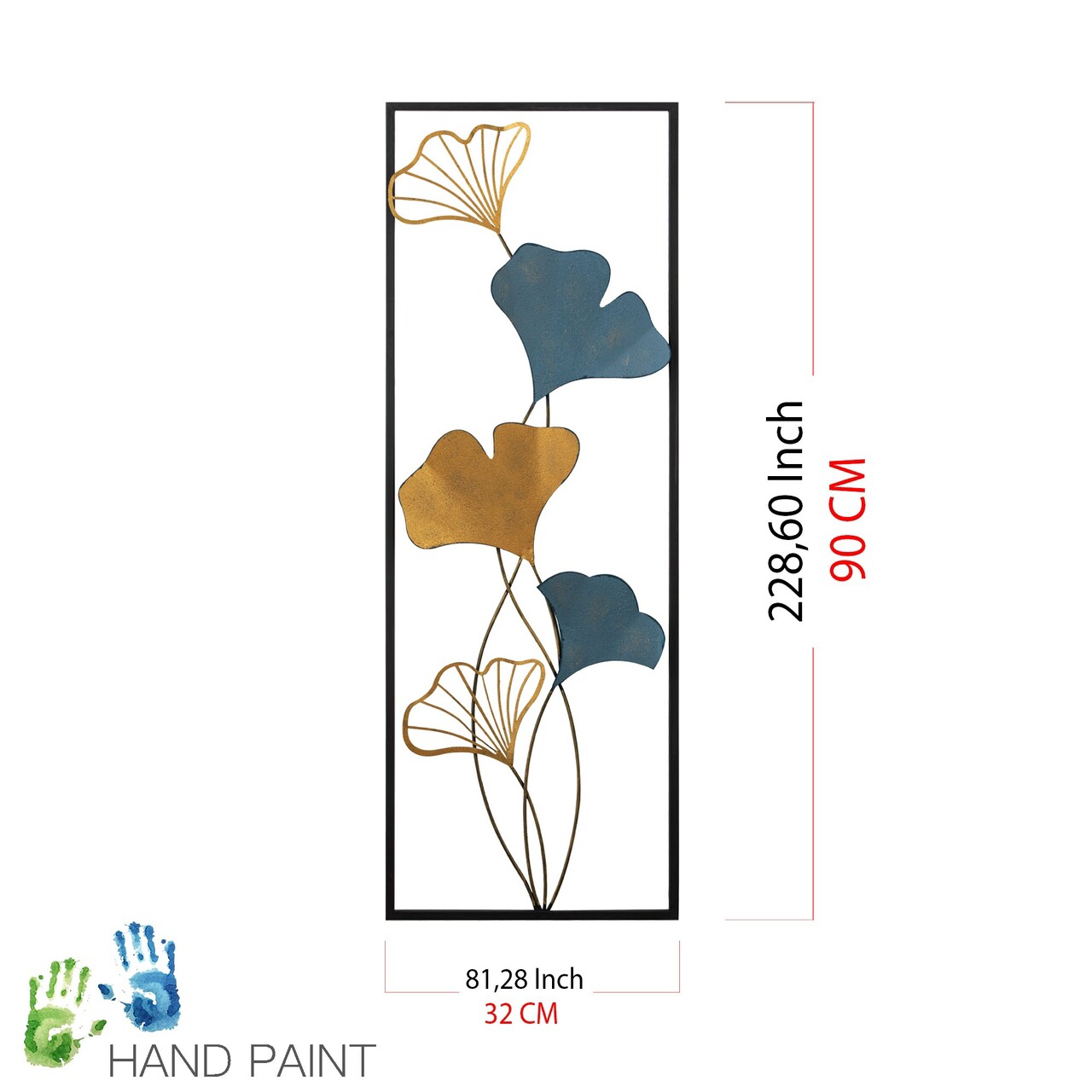 Decoratiune, Nadide, Dimensiune: 32 x 5 x 90 cm, Multicolor - view 8