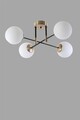 Lustra, Dolunay, Stala, 35 x 65 cm, 4 x E27, 60W, alb