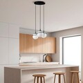Lustra, Fulgor, 942FLG1647, Metal, Negru