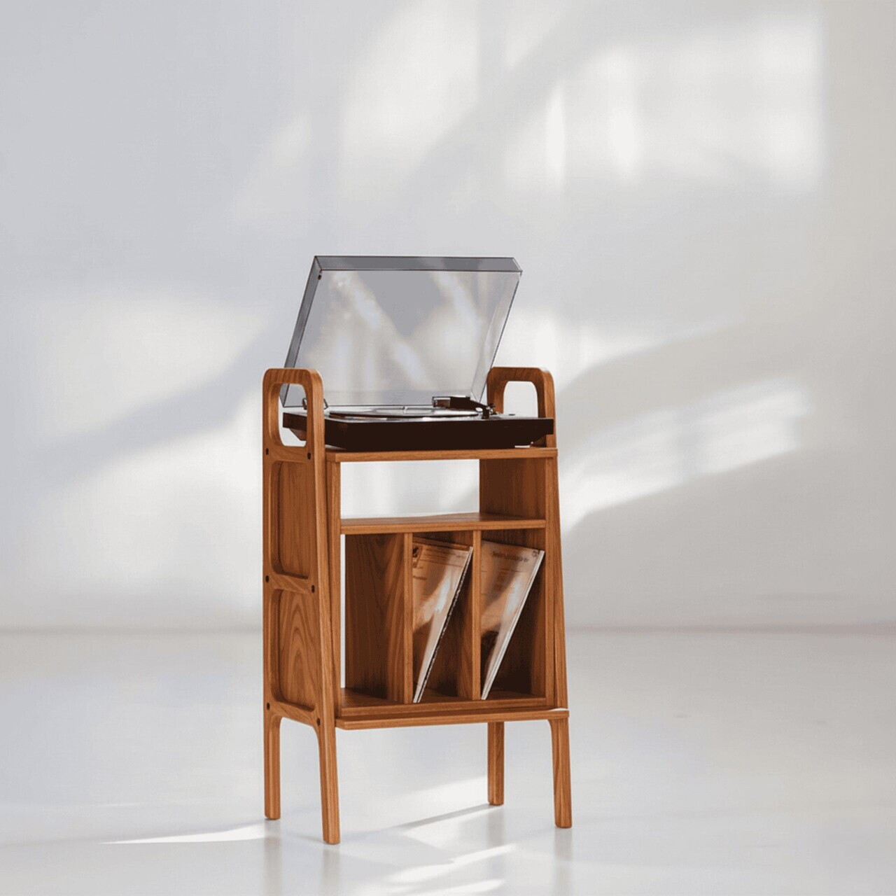 Suport pentru pick-up, Hanah Home, CPT4843-50, 50x90x40 cm, PLACAJ CARPEN, Maro — imaginea 4