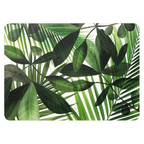 Suport pentru farfurie leaves, ambition, 39x28 cm, verde