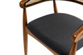 Scaun, Nordure, Lima, 54x75x50 cm, Lemn, Stejar / Negru