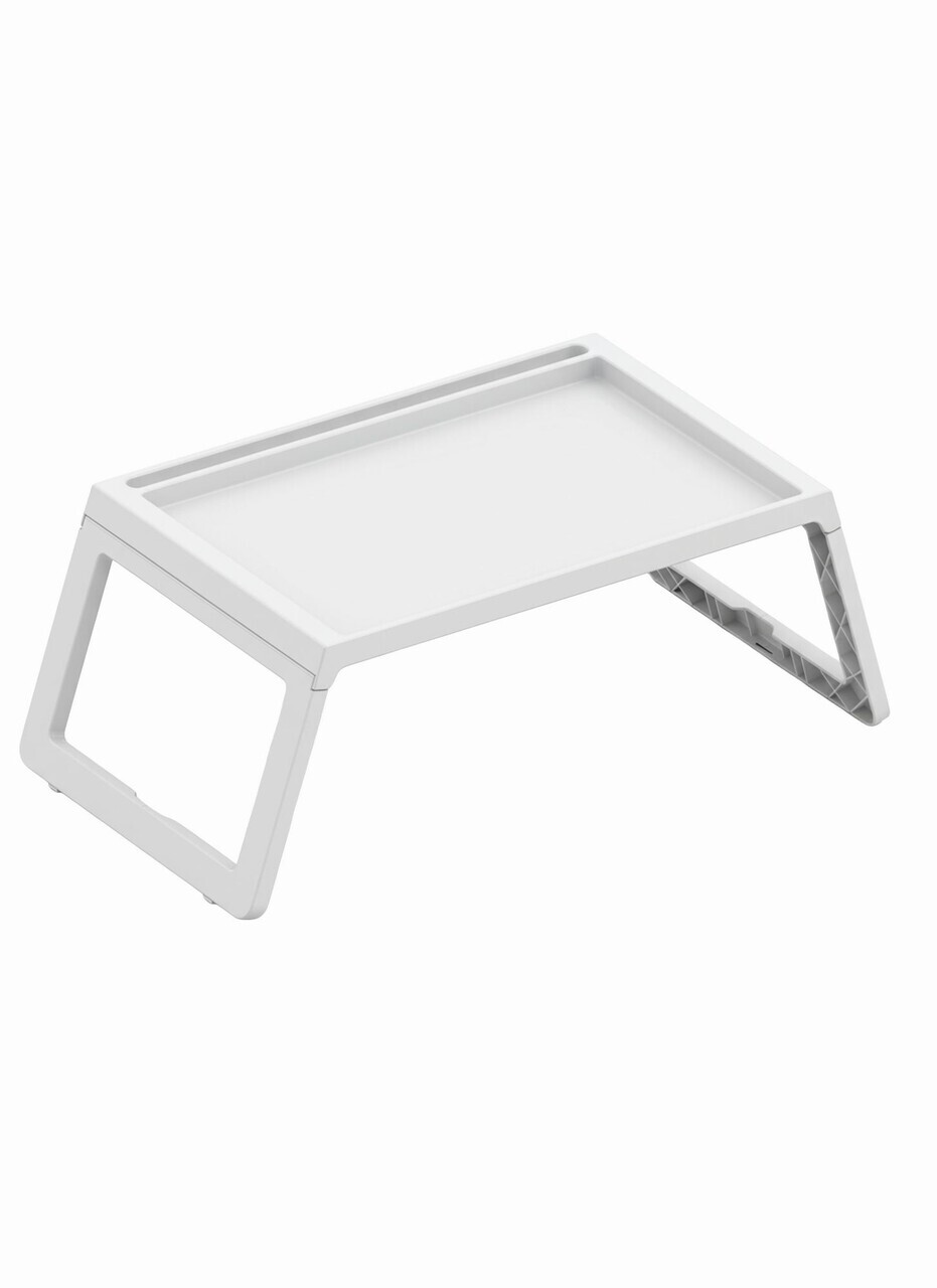 Masuta laptop, Hanah Home, Lavine, 56x26.3x36 cm, PLASTIC, Alb — imaginea 5