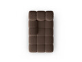 Sezlong living stanga 1 loc, Bellis-51, Micadoni Home, 155x94x70 cm, catifea, maro inchis
