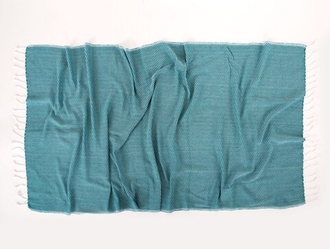 Prosop de plaja selen, irya home, 90x170 cm, petrol