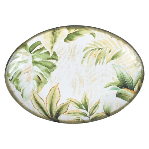 Platou, fiji, 35 cm, portelan, multicolor