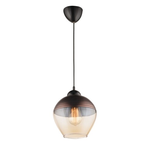 Lustra yok, 62255, squid lighting, 22x22x60 cm, 60w, negru/cupru