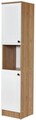Dulap multifunctional, Tuvalle, Tuval 078, 35.2x171.8x37.8 cm, Stejar / Alb