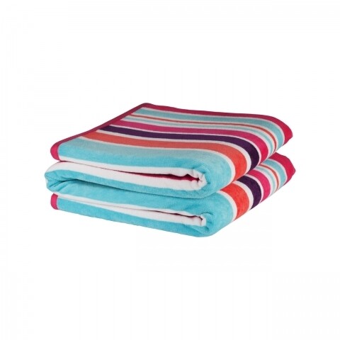 Prosop de plaja Stripe, Heinner, 70 x 140 cm, 80% bumbac/ 20% poliester, multicolor Heinner Home