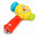 Ciocan interactiv cu lumini si sunete, Hola Toys, plastic, multicolor