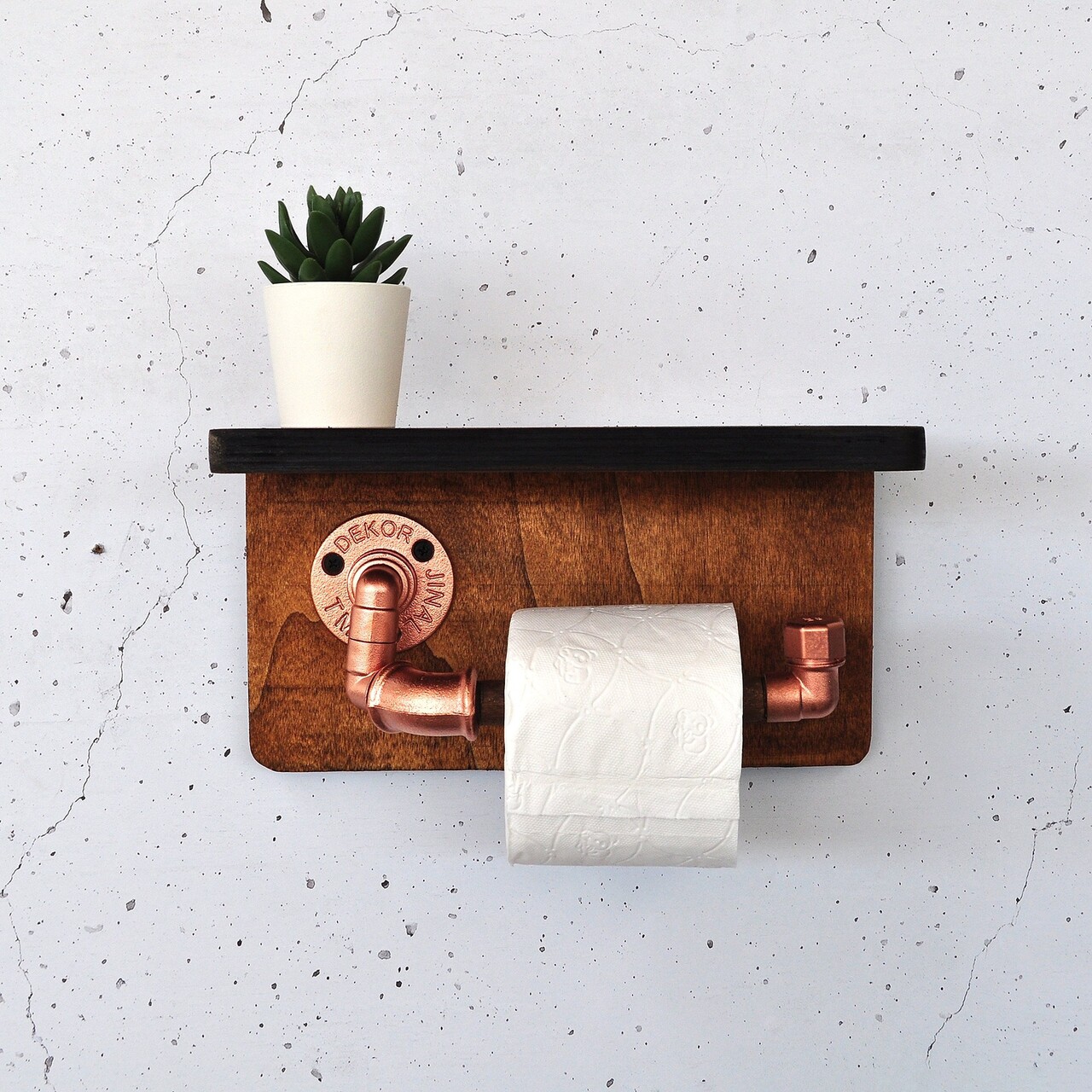 Raft de perete, Evila Originals, Cop056, Nuc / Rose Gold