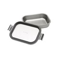 Caserola pentru pranz, Brabantia, Make&Take, 20.5x14.5x5.8 cm, 1.1 L, inox, argintiu mat
