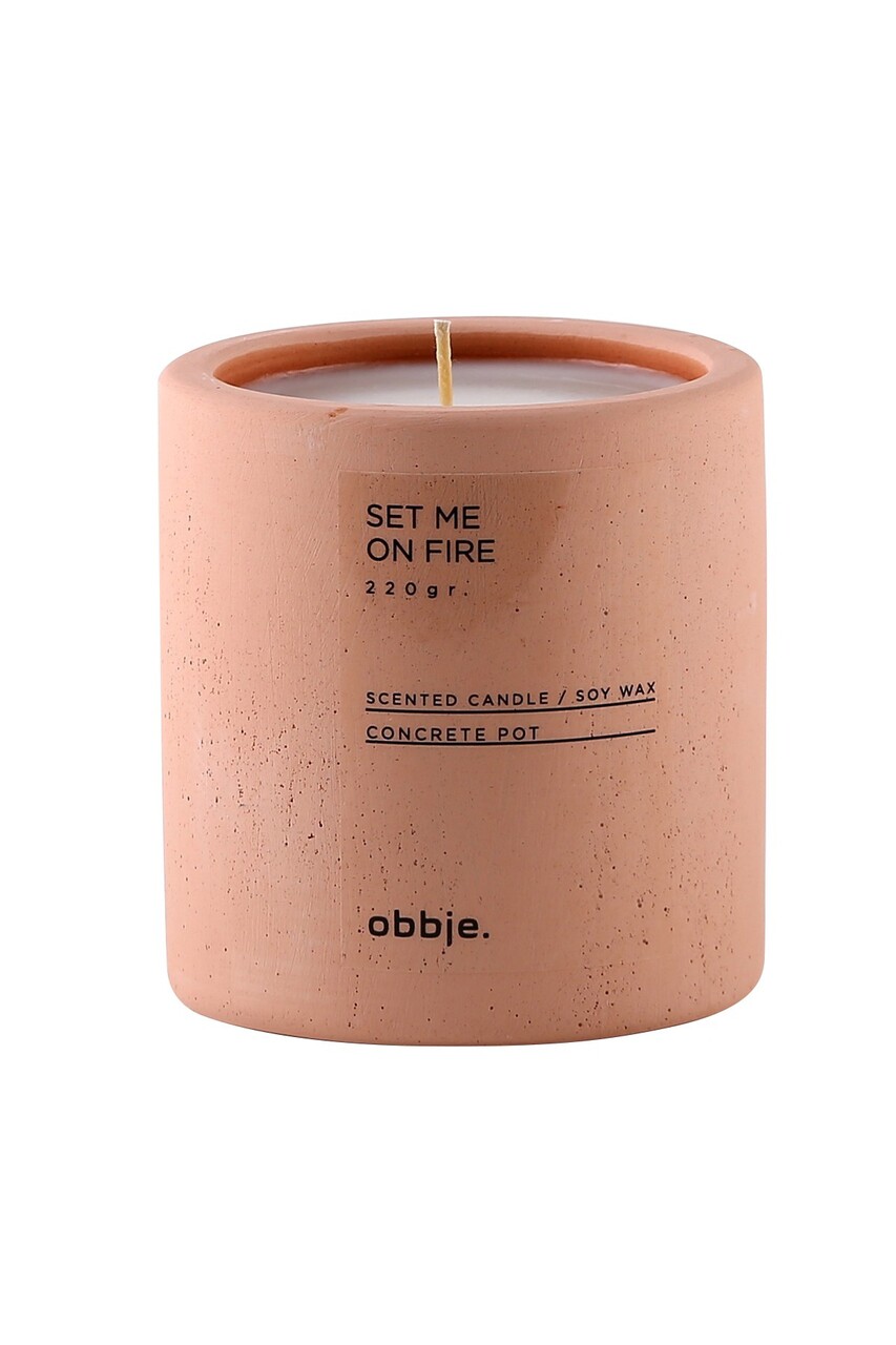 Lumanare, Set Me On Fire Verti, Beton, Roz