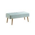 Set de mobilier pentru hol, Hanah Home, Vegas White, Alb / Verde de mare
