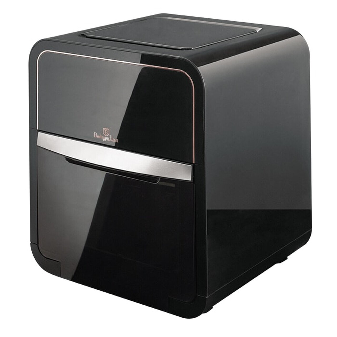 Cuptor cu friteuza cu aer cald Berlinger Haus, Black Rose, 2000W, 12 L, negru - imagine 3