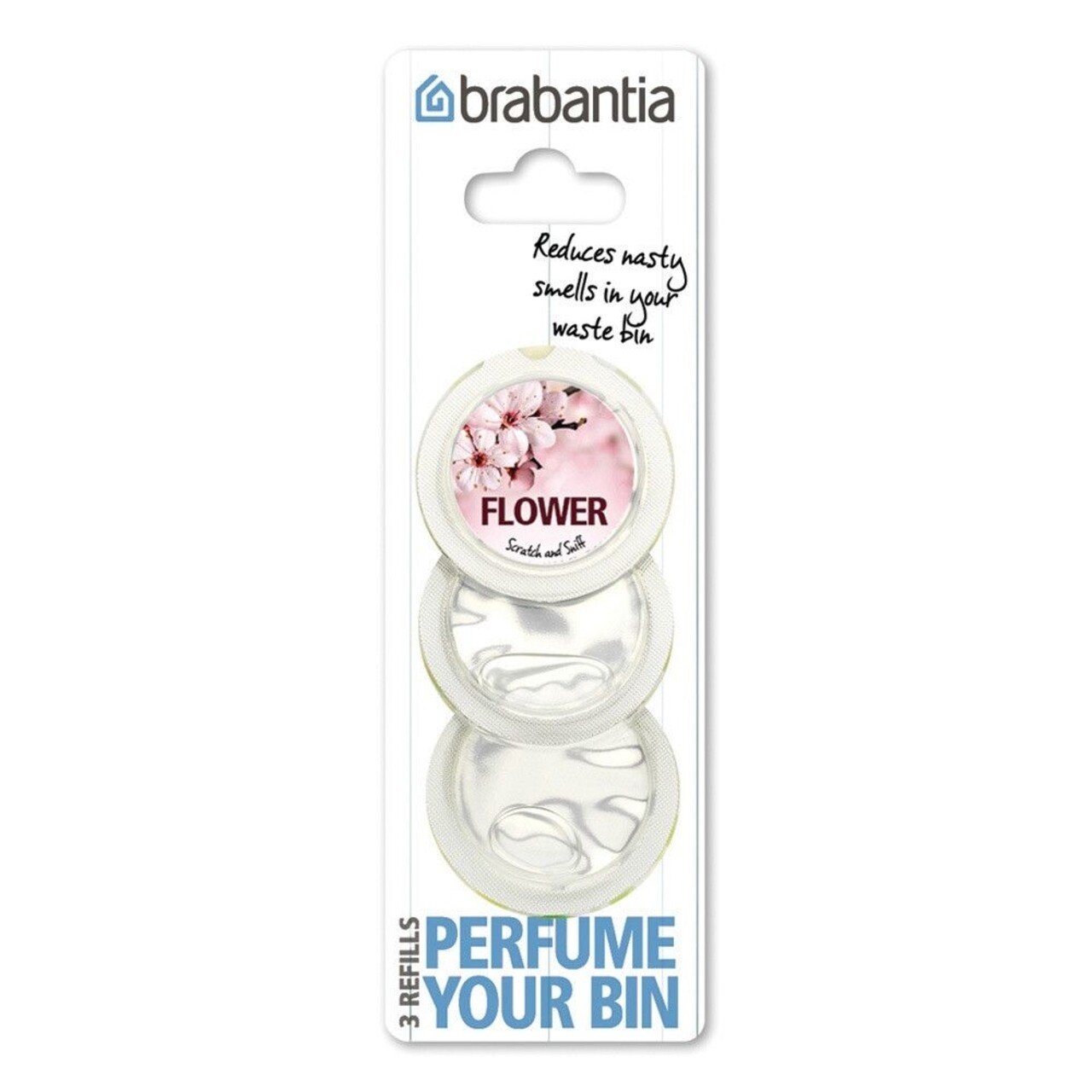 Set 3 Capsule Parfumate Pentru Cosul De Gunoi, Brabantia, Flower