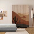 Dulap pentru haine, Vella, Lena 3 -905, 135x192x52 cm, PAL, Sonomo