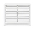 Dulap pentru exterior Atlantic, Bizzotto, 90 x 55 x 70 cm, aluminiu, alb