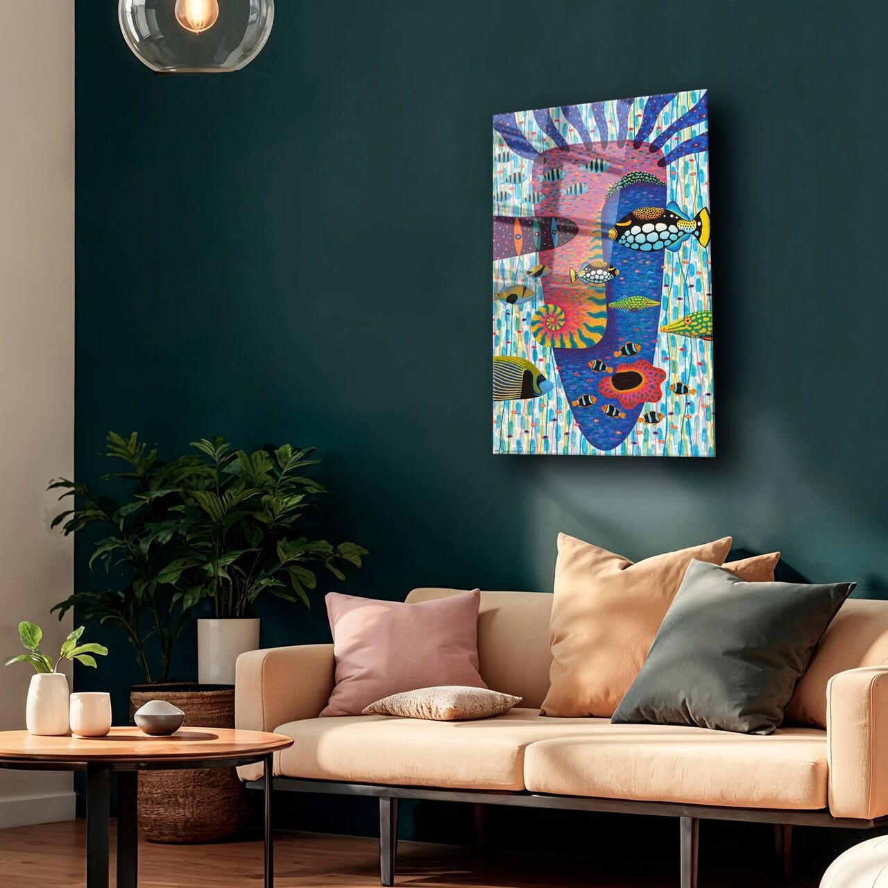 Tablou decorativ, Camtbl-025, 70 x 100 cm, Multicolor - view 3