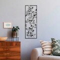 Decoratiune de perete, Olips 4, Metal, Dimensiune: 32 x 90 cm, Multicolor