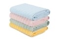 Set 4 prosoape de baie 406, Beverly Hills Polo Club, 70x140 cm, bumbac, galben/verde/roz/albastru