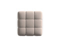 Taburet, Bellis-51, Micadoni Home, 94x94x43 cm, catifea, cappuccino