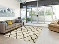 Covor, G0276M, 160x230 cm, Polipropilena, Crem/Negru