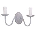 Aplica de perete Freya, Creaciones Meng, 2 x E14, 40W, metal/in
