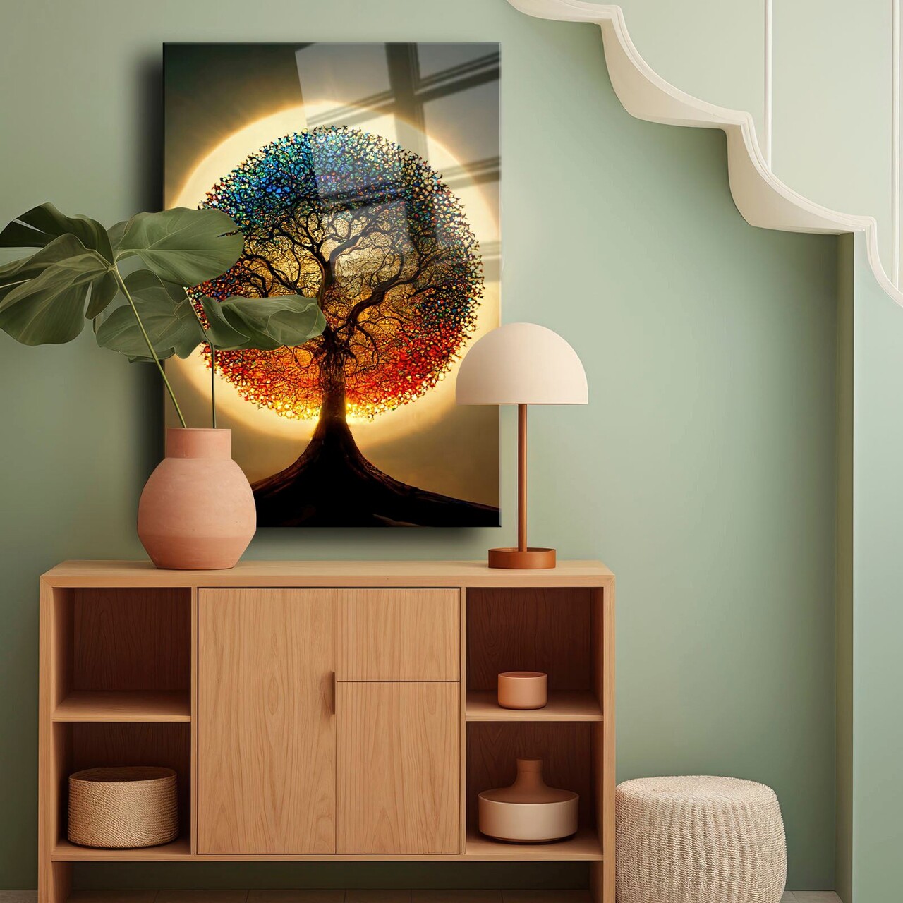 Tablou decorativ, Camtbl-045, 70 x 100 cm, Multicolor - view 2