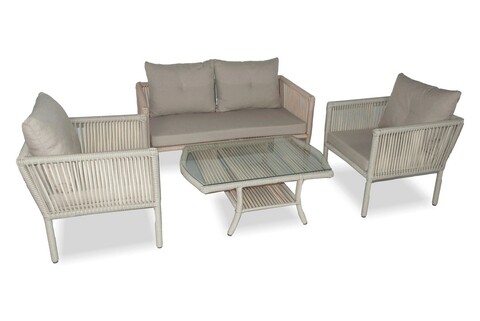 Set mobilier de gradina, jumilla, shangai 38, crem