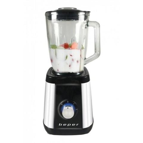 Blender de masa bp.602 ,beper, 600 w, 1.5 l, 4 lame, 2 viteze + pulse