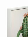 Tablou decorativ Cactus Jar -B, Mauro Ferretti, 40x40 cm, canvas/lemn de pin/plastic, multicolor
