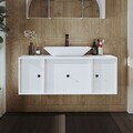 Dulap de baie cu chiuvetă, Hanah Home, 2539, MDF, Alb