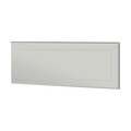 Oglinda decorativa, Siam, Nady, 40x120x2.2 cm, MDF , Alb