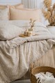 Lenjerie de pat dubla, L'essentiel Maison, Aline, Bej