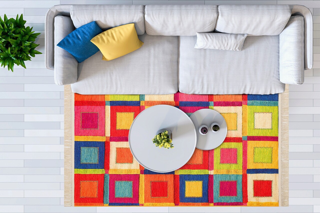 Covor, Ln 08, 155x230 cm, Poliester, Multicolor