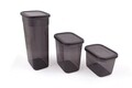 Set recipiente depozitare, Fremont, 964FRM1179, Plastic, Antracit