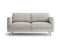 Canapea 2 locuri, Eden, Micadoni, 146x92x90 cm, tesatura structurata, bej melange