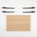 Masuta de cafea, Logg, Neda, 90x45x60 cm, Lemn/Negru