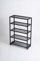 Suport pentru pantofi, Hanah Home, Veno, 73x109x30 cm, Negru