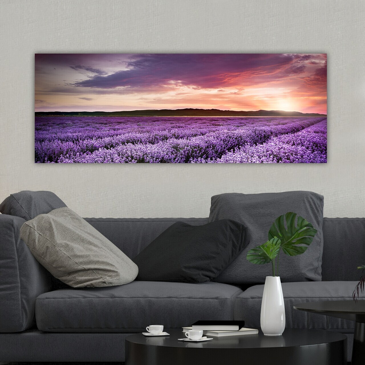Tablou decorativ, YTY446431585_3080, Canvas, 30 x 80 cm, Multicolor