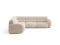 Coltar simetric 7 locuri, Neo, Micadoni Home, 295x295x83 cm, tesatura Boucle, bej